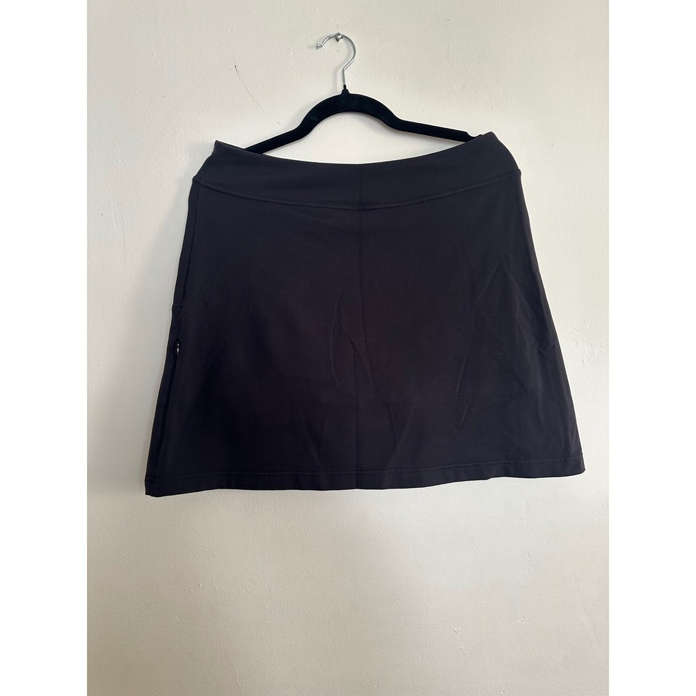 Athleta Black Athletic Skort Women Medium Tennis Golf Active Skirt with Shorts